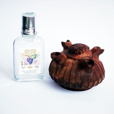 Coppa 4 Becchi e Grappa tascabile 100ml