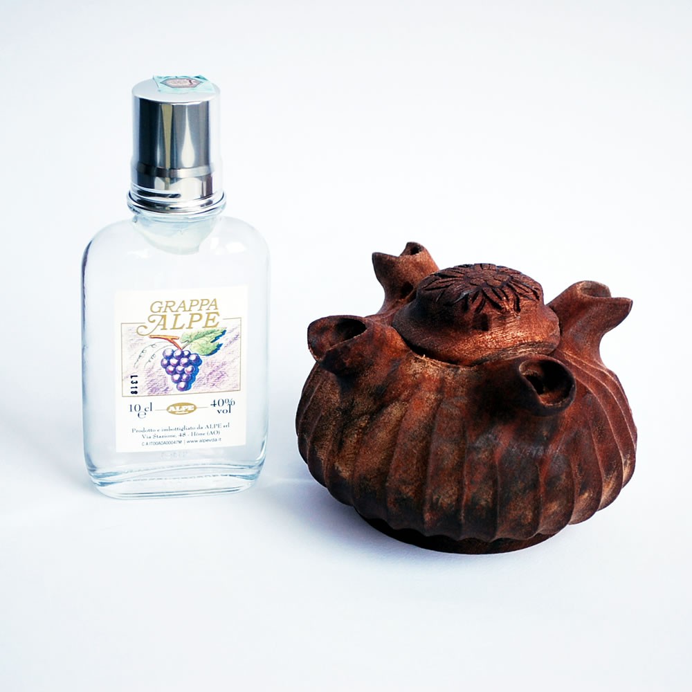 Coppa 4 Becchi e Grappa tascabile 100ml