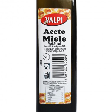 Aceto di MIELE 250 ml Valle d'Aosta