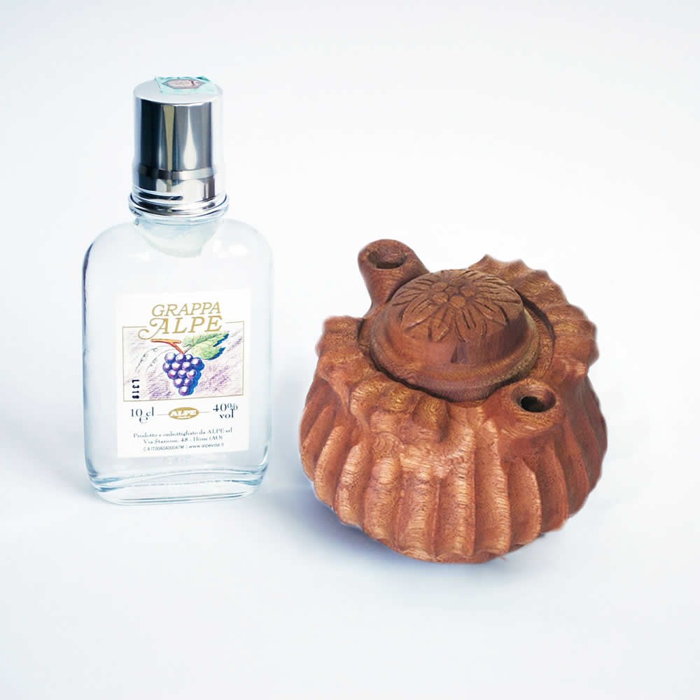 Coppa 2 Becchi e Grappa tascabile 100ml