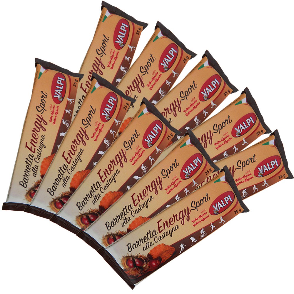 10 Barrette Energy Sport alle castagne 35gr