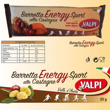 25 Barrette Energy Sport alle castagne 35gr