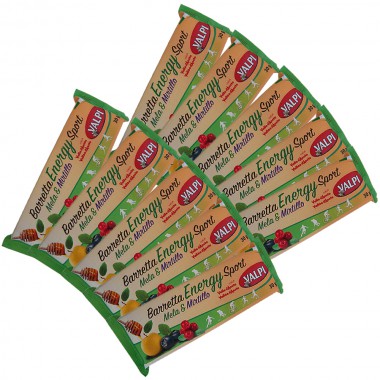 25 Barrette Energy Sport alle Mele e Mirtilli 30 gr