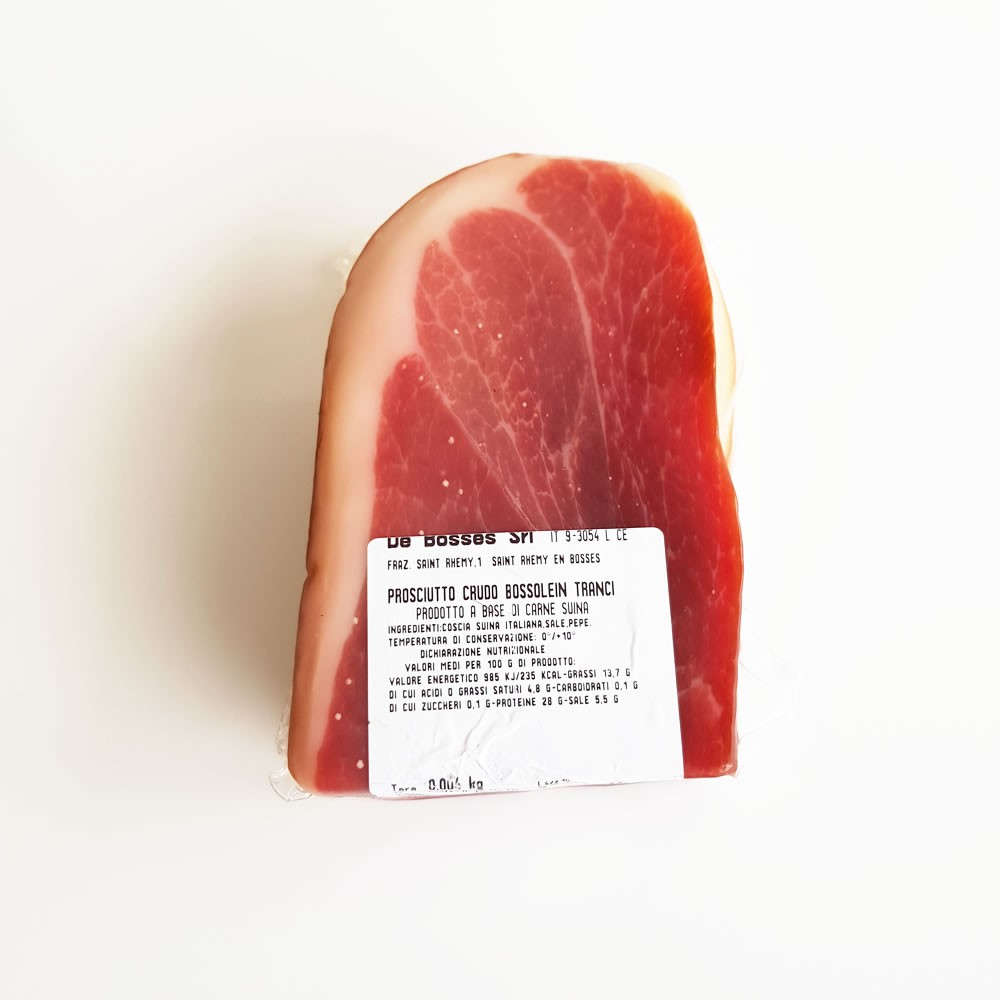 BOSSOLEIN disossato trancio  600gr. stagionatura 13 m