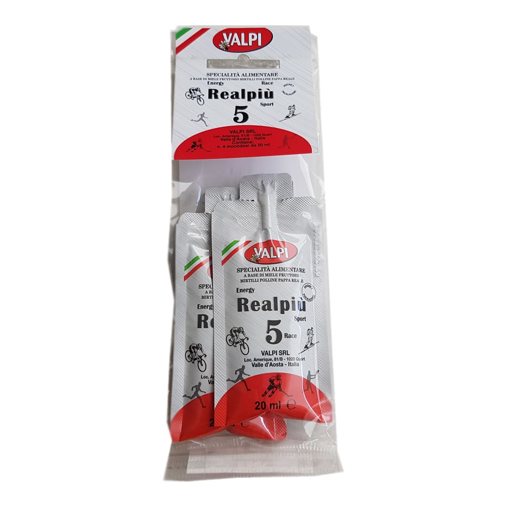 Realpiù 5 energy sport 20g x 4pz