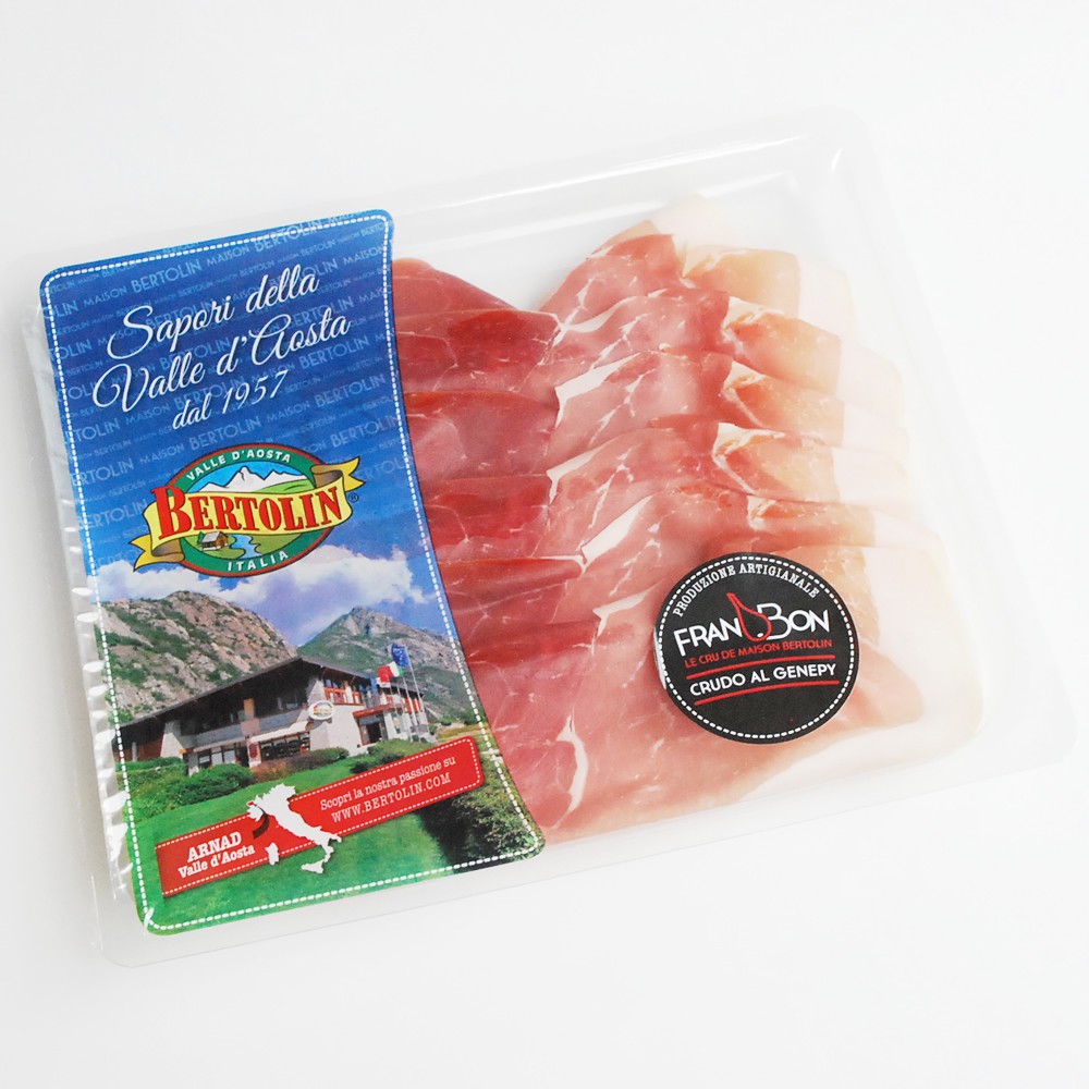 Prosciutto crudo JAMBON CRU ARNAD al genepy 12 vaschette da 90gr.