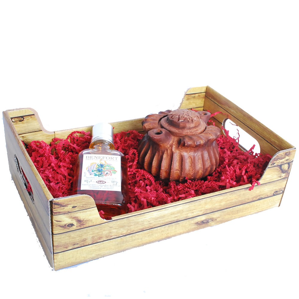 Coppa dell'amicizia Valdostana 2 becchi, 1 benefort tascabile 10CL e confezione regalo