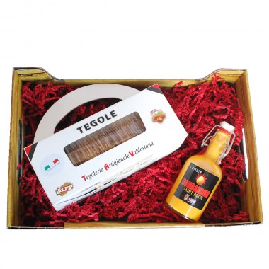 Cassettina con tegole e bombardino 10cl