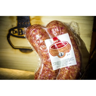 Salsiccia Valdostana - Sausessa Valdotena  2 pezzi - 340gr ca