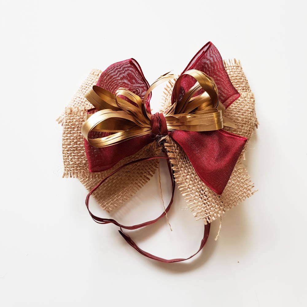 Fiocco rustico - confezione regalo