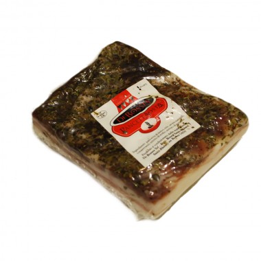 PancettAosta al peperoncino trancio sottovuoto 300gr.