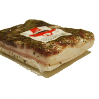 PancettAosta al peperoncino trancio sottovuoto 300gr.