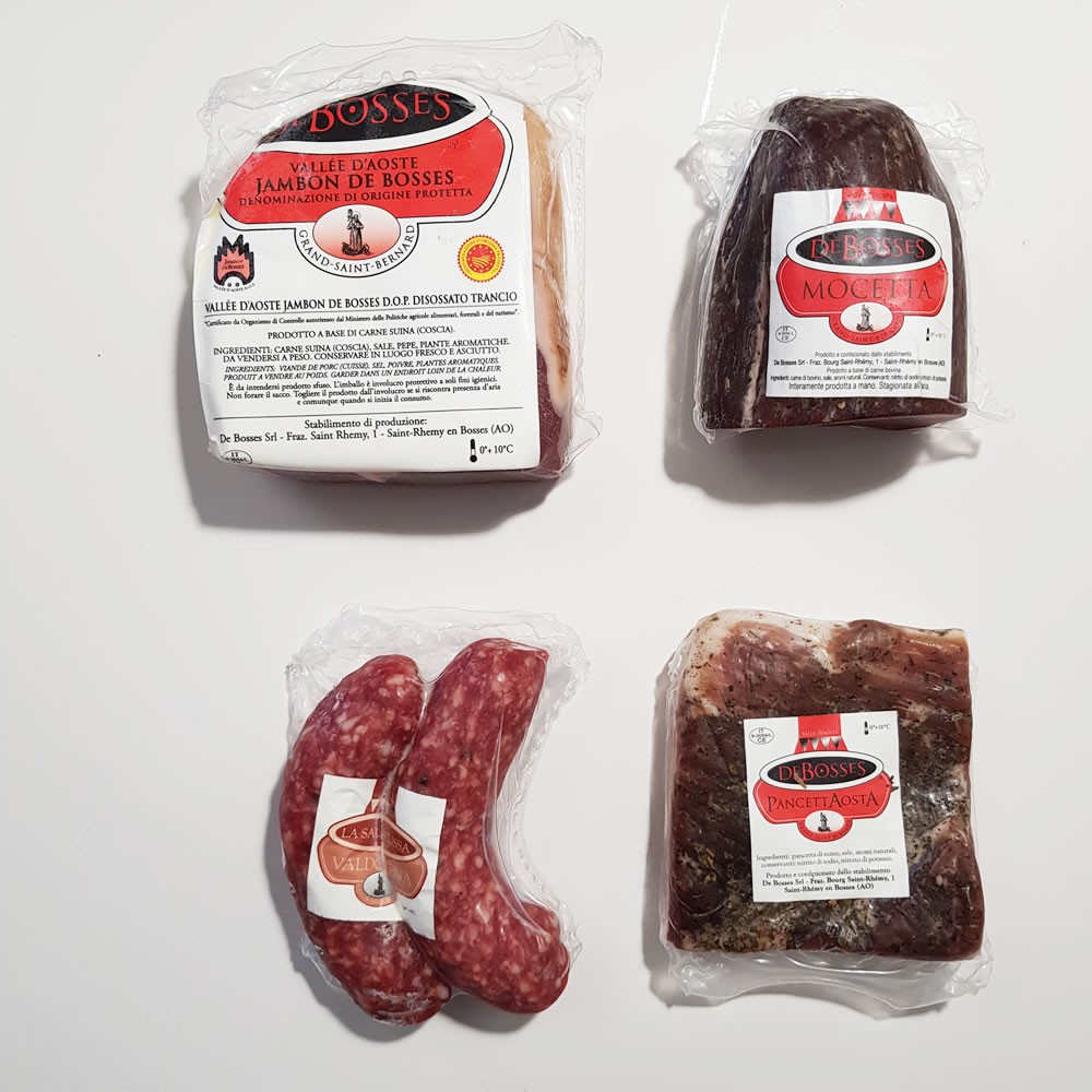 Tagliere eccellenze valdostane "De Bosses DOP"