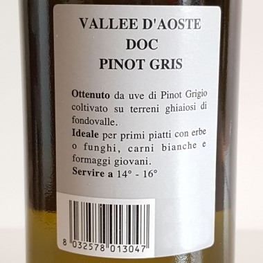 Pinot Gris DOC Caves de Donnas