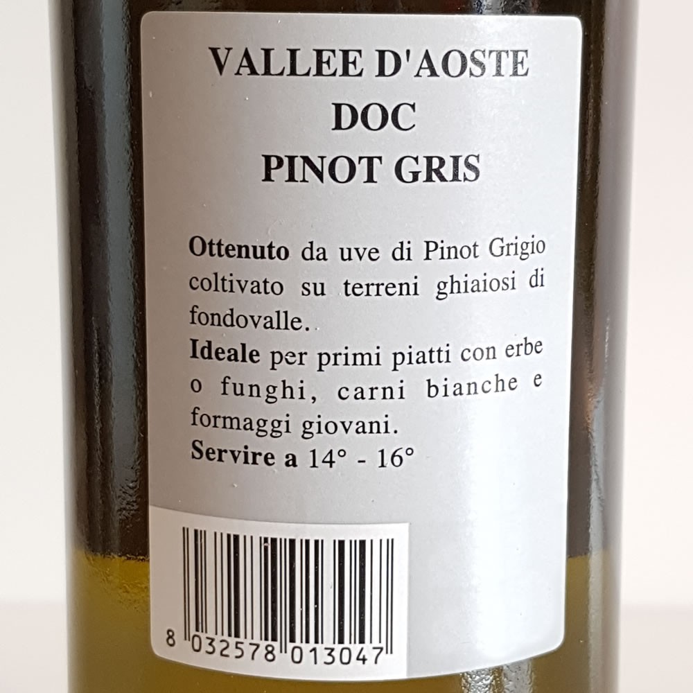 Pinot Gris DOC Caves de Donnas