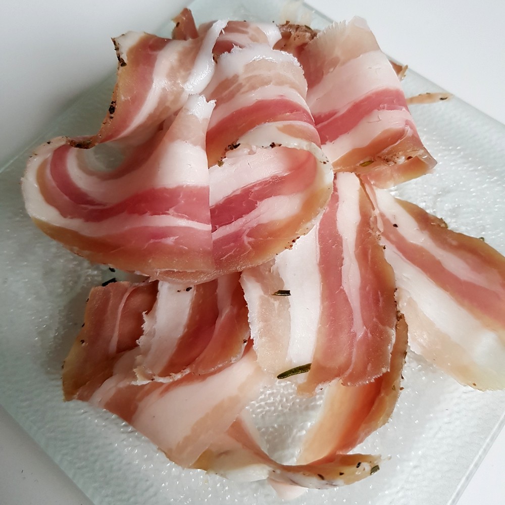 PancettAosta trancio sottovuoto 300gr.