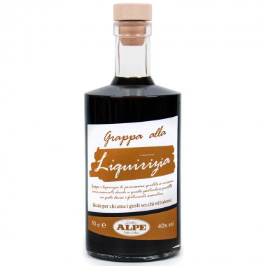 Grappa alla Liquirizia Alpe 70cl