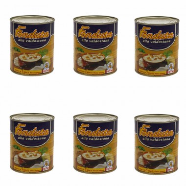 Fonduta valdostana 800gr - conf 6 lattine