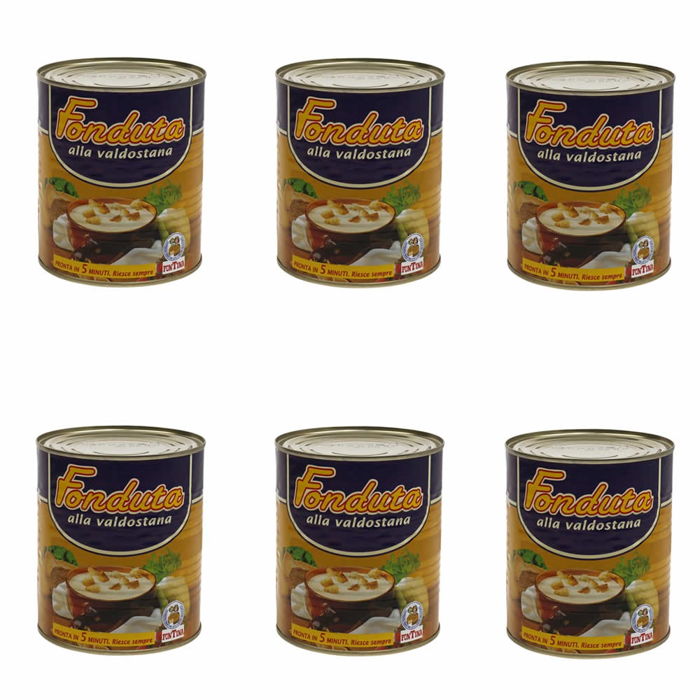 Fonduta valdostana 800gr - conf 6 lattine
