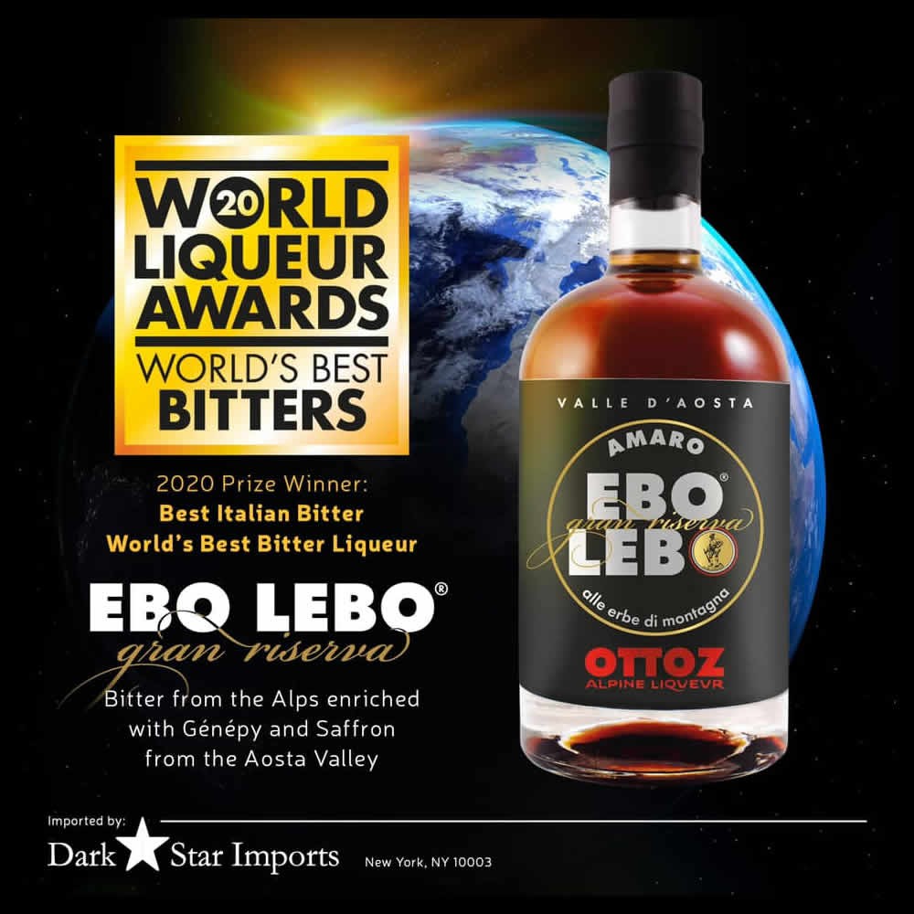 Amari Valdostani Ebo Lebo + Amaro Aosta - 20cl - Gradazione alcolica 36 % Vol