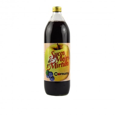 Succo di Mela e Mirtillo100% lt 1