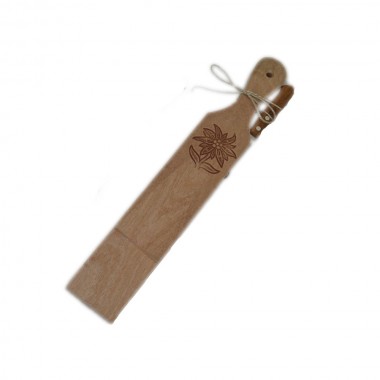 Tagliere in legno con coltello