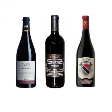 Degustazione 3 bt Valle d'Aosta DOC