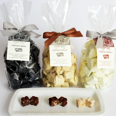 Confezione assaggio 3 tipi di tartufini - 600gr