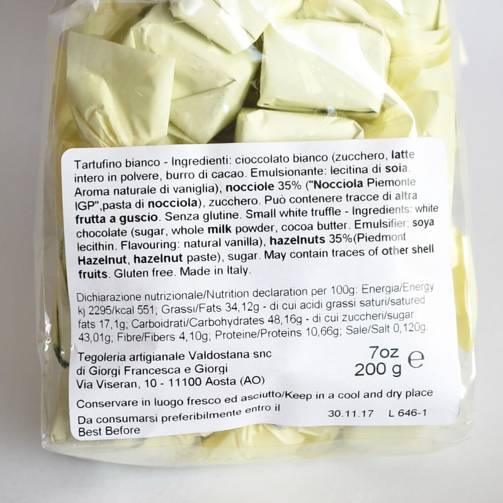 Confezione assaggio 3 tipi di tartufini - 600gr