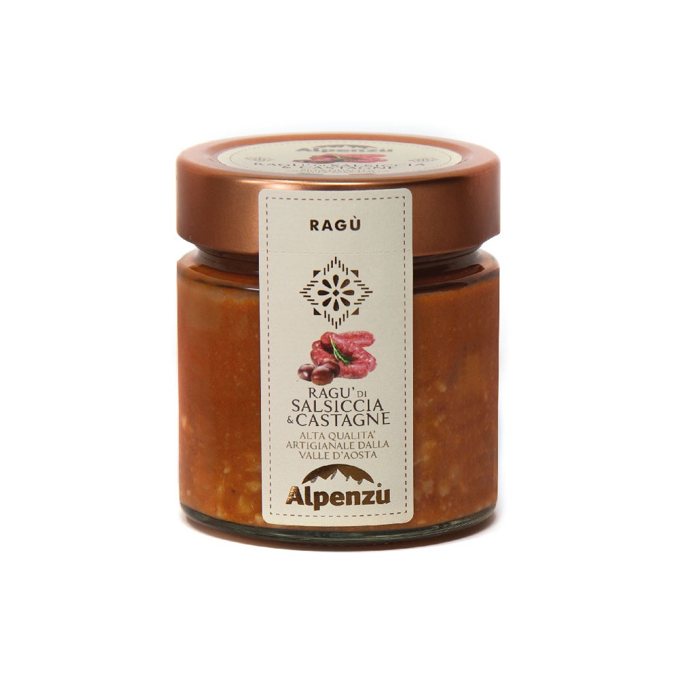 RAGU' DI SALSICCIA E CASTAGNE 225 G
