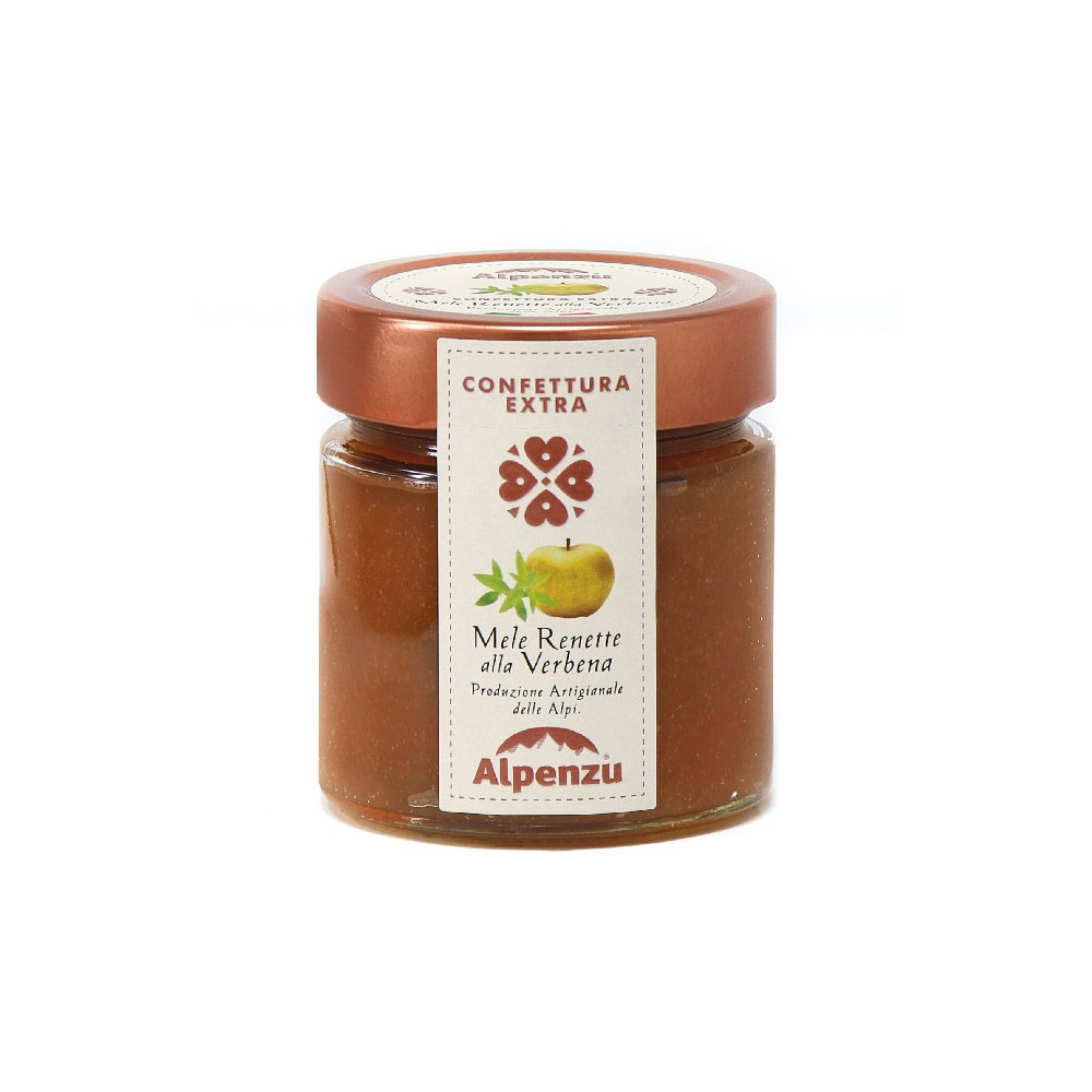 Confetture extra di mele renette alla verbena  270 G
