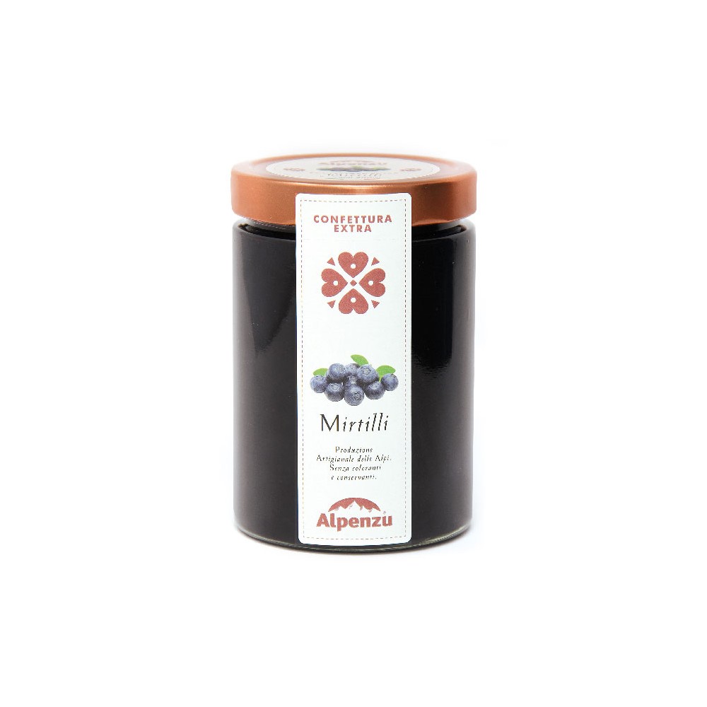 CONFETTURA EXTRA DI MIRTILLI 650 G