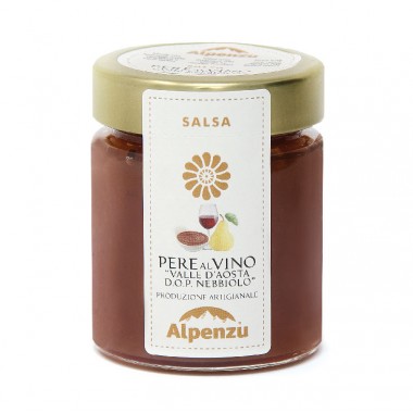 SALSA DI PERE AL VINO "VALLE D'AOSTA D.O.P. NEBBIOLO" 170 G