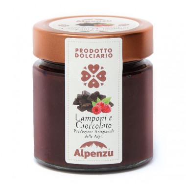 PRODUIT DE CONFISERIE AVEC FRAMBOISES ET CHOCOLAT 270 g