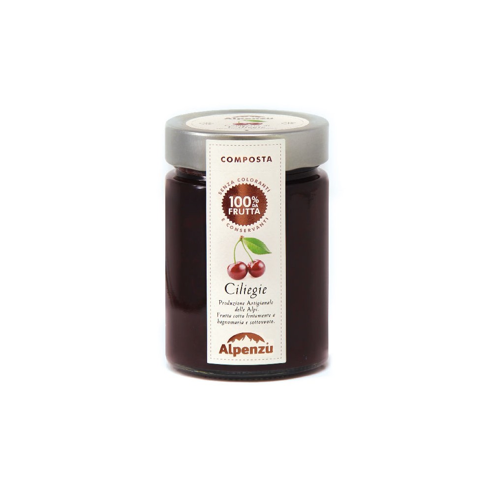 Compote de cerises 100% fruit 350 g