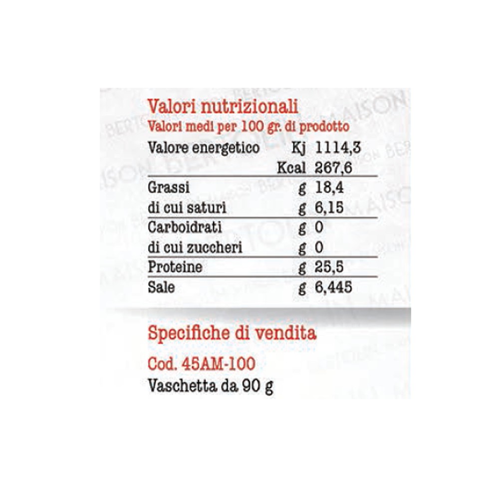 Prosciutto crudo JAMBON CRU ARNAD al genepy 3 vaschette da 90gr