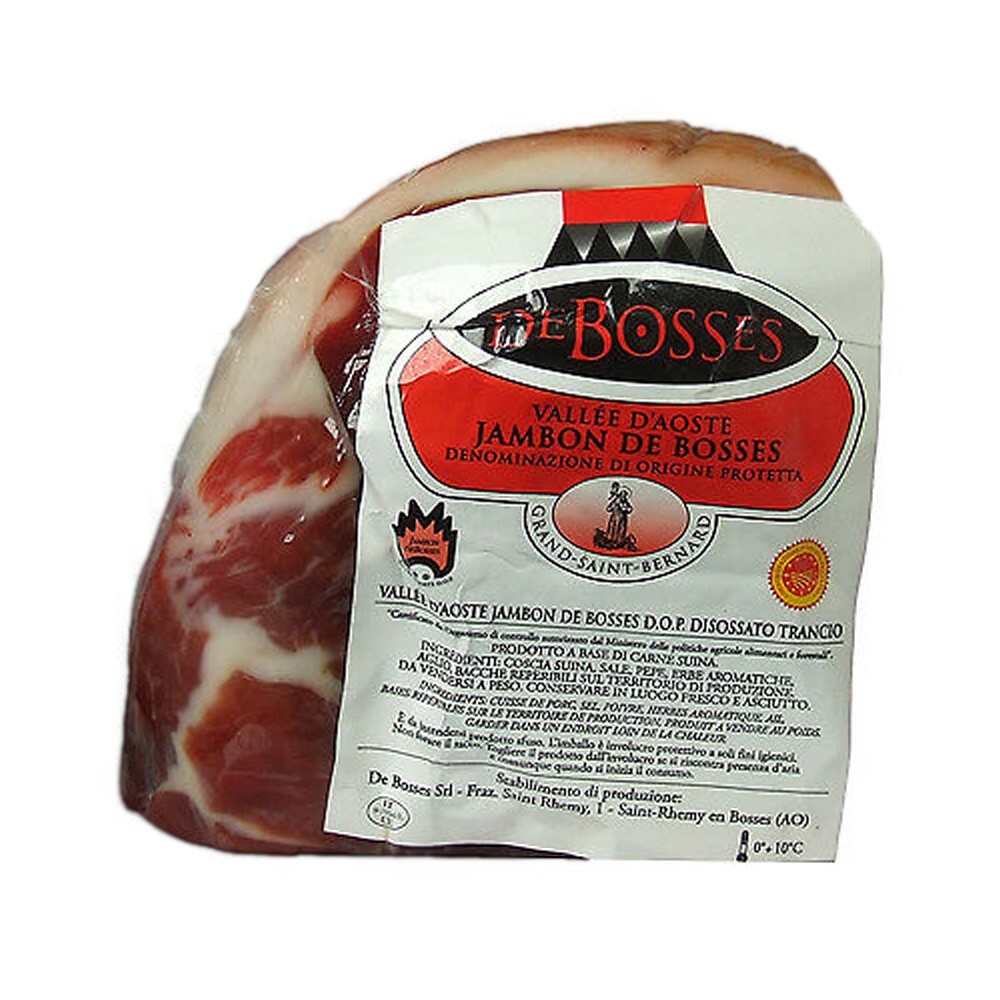 Jambon de Bosses DOP 950gr -  mountain ham without bone, matured 17-18 months