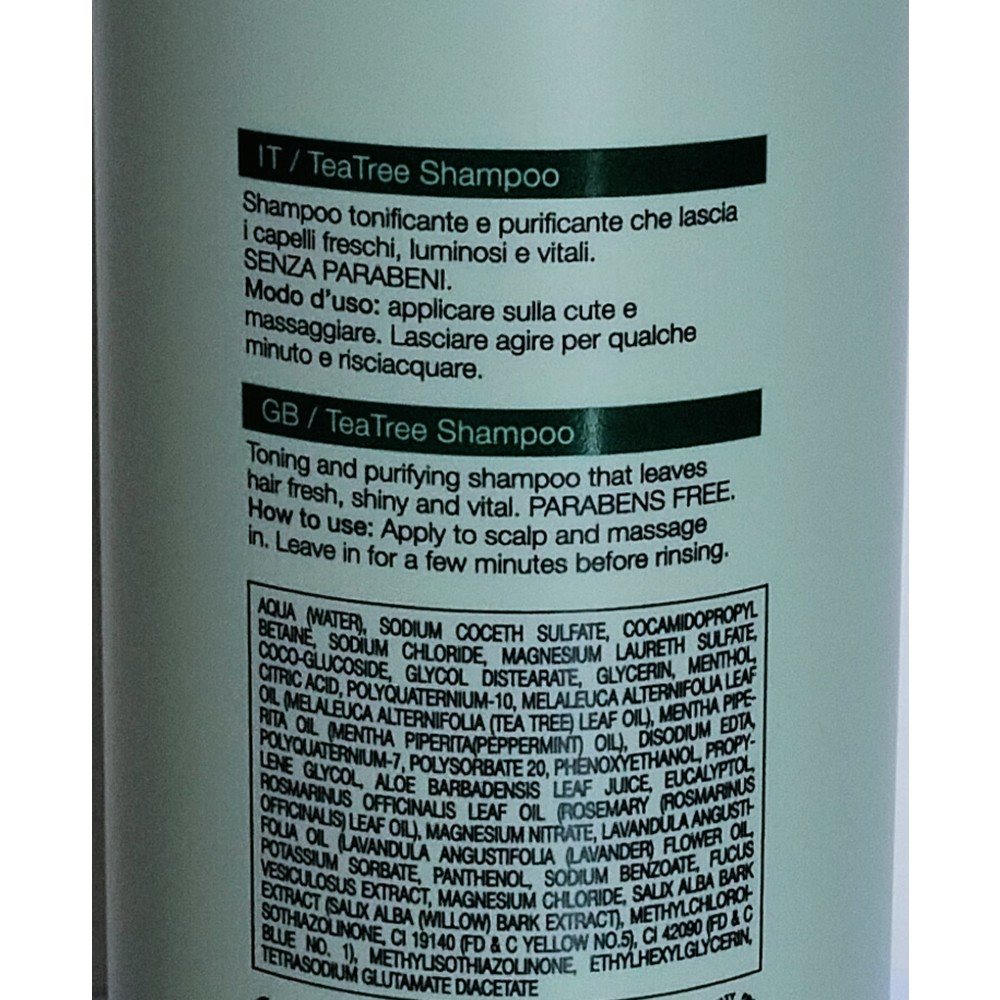 TEA TREE Shampoo Anticaduta 1 lt