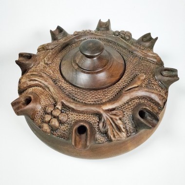 Coppa UVA 8 Becchi in pregiato legno di noce + Genepy Nostre Montagne