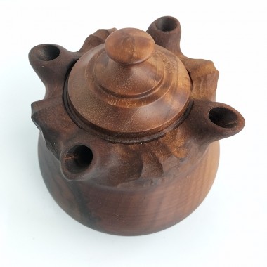 Coppa mignon 4 Becchi in pregiato legno di noce