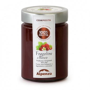 Wild strawberries preserve with 100% fruit 350 g