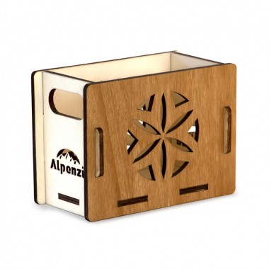 ALPENZU MINI WOODEN BOX (2 POTS)