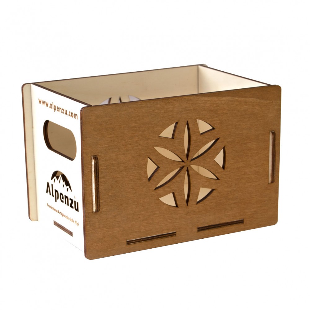 CASSETTA LEGNO ALPENZU PICCOLA (6 VASI)