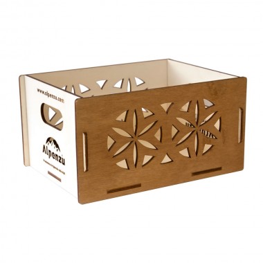 ALPENZU MEDIUM WOODEN BOX (12 POTS)
