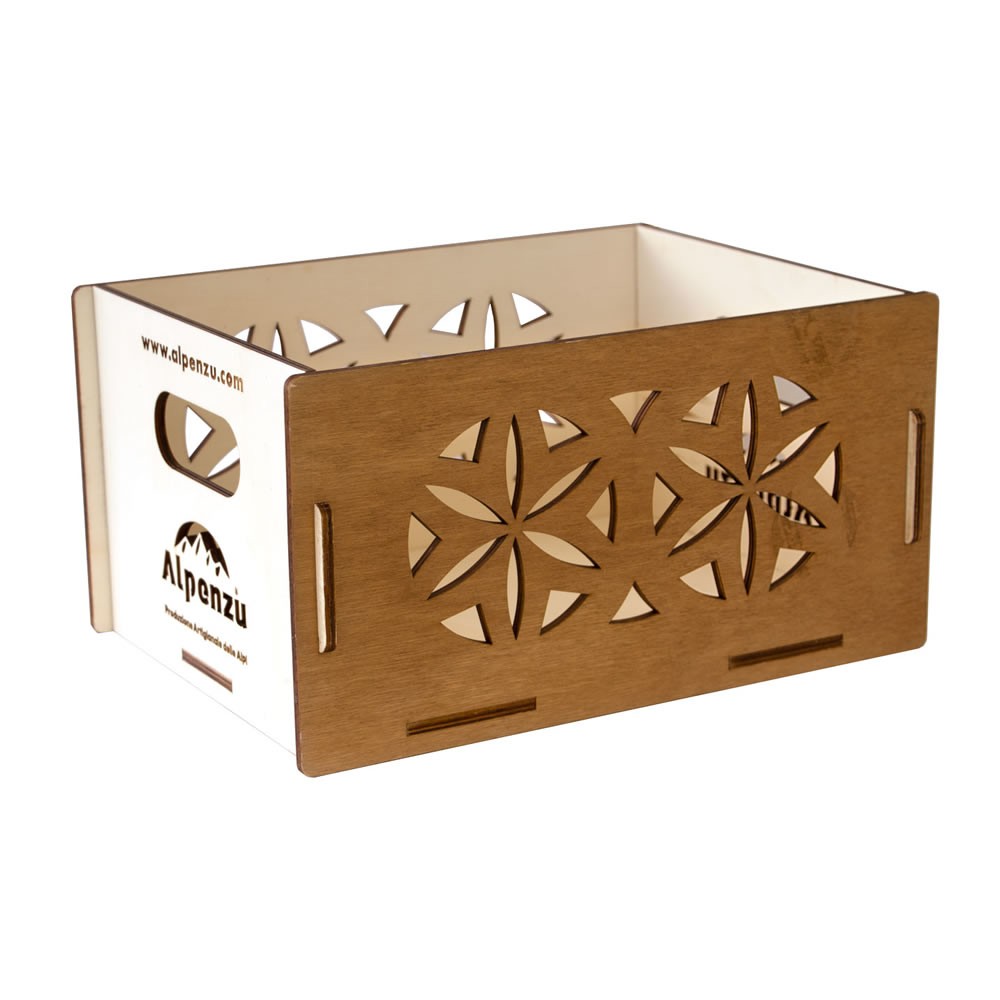 ALPENZU MEDIUM WOODEN BOX (12 POTS)
