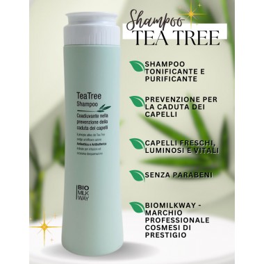 TEA TREE Shampoo Anticaduta 300ml