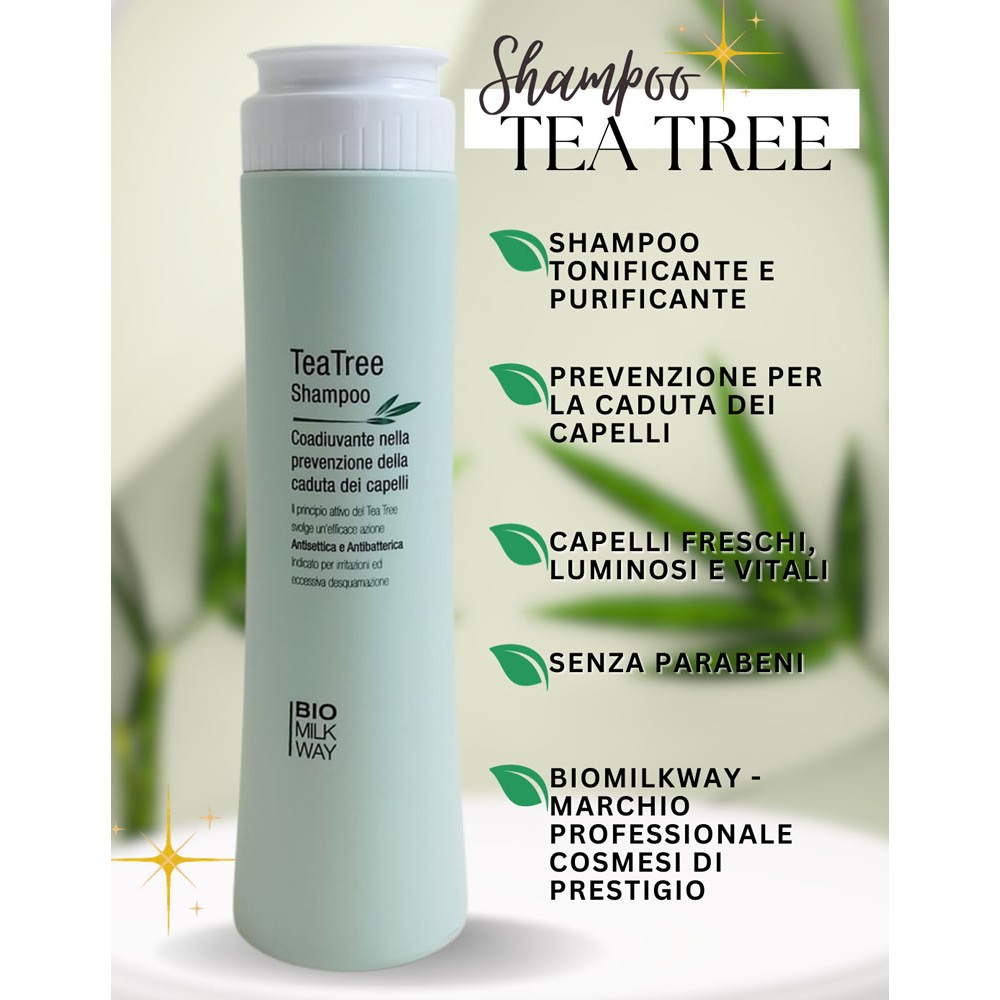 TEA TREE Shampoo Anticaduta 1 lt