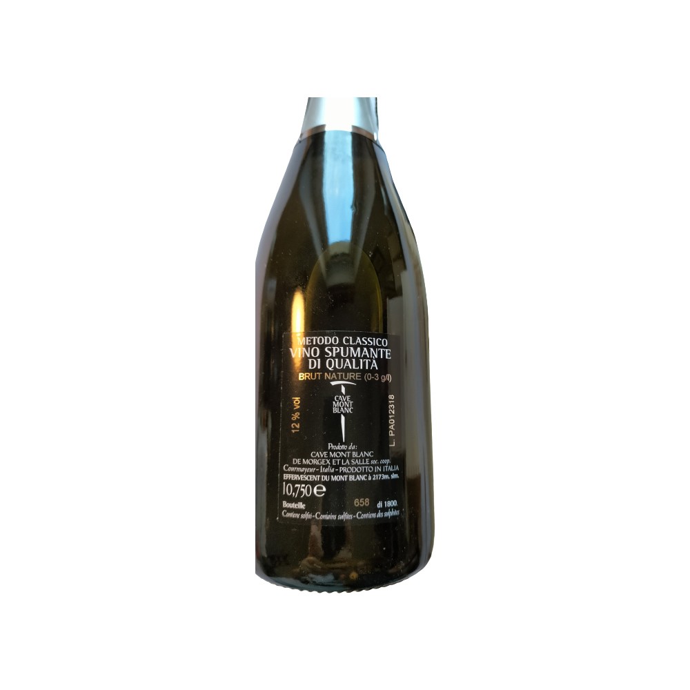 Blanc de Morgex La Salle Metodo Classico guides 0,75 cl