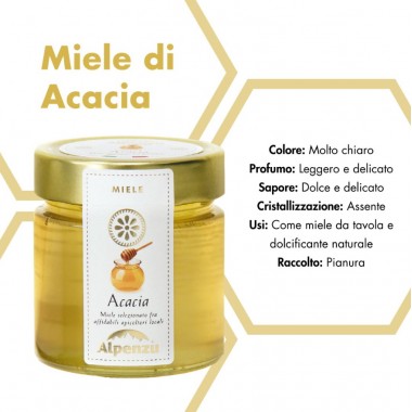 MIELE DI ACACIA 100% ITALIANO 300 g