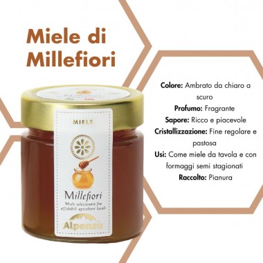 MIELE DI MILLEFIORI 100% ITALIANO 300 g